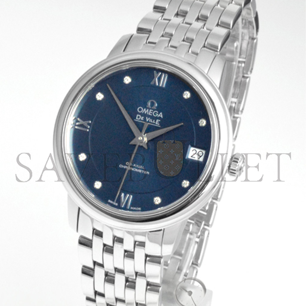 Om**a de ville prestige co-axial chronometer watch 424.10.33.20.53.001